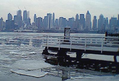 Ice in the Hudson River