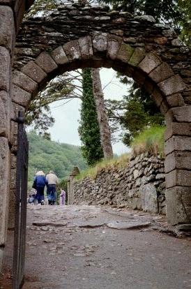 Leaving Glendalough
