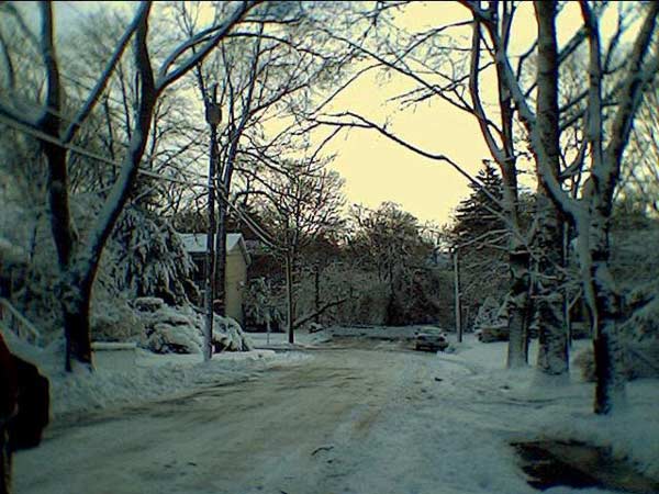 Snow to the Left of us