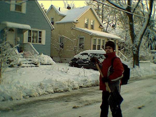 Seamas and Snow in Teaneck
